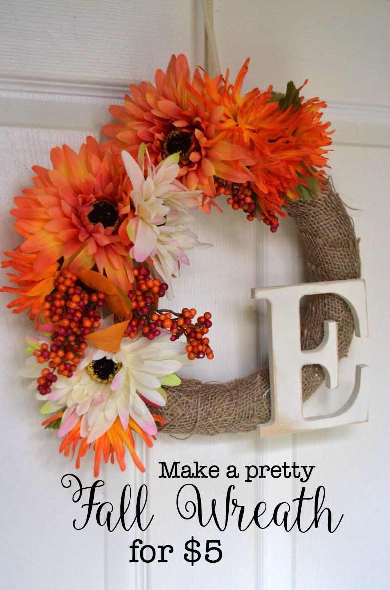 Fall Wreath Ideas Diy
 Easy Fall Wreath Bloggers Best DIY Ideas
