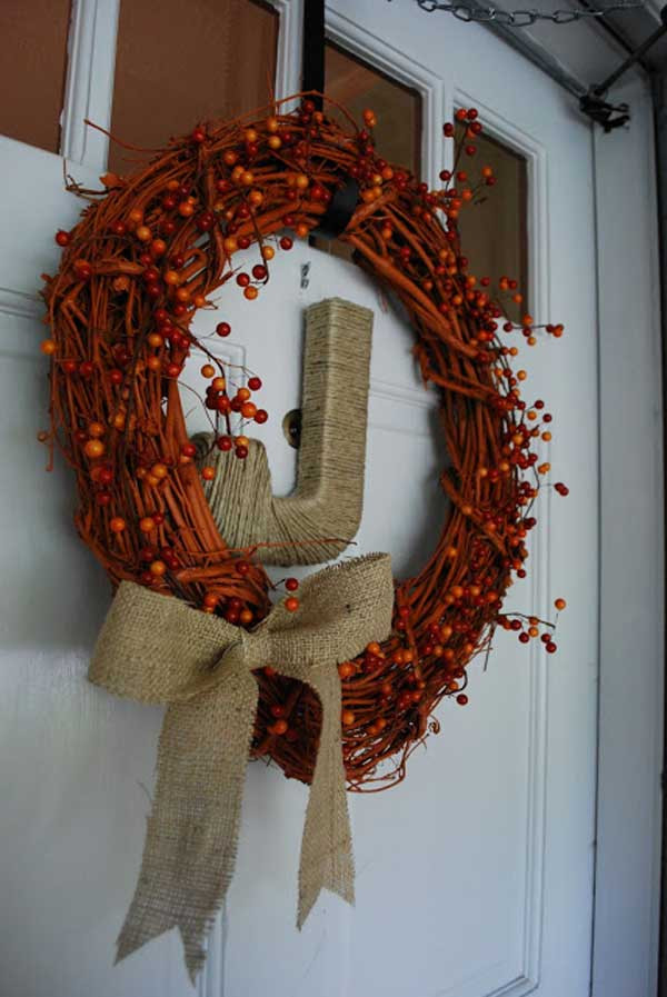 Fall Wreath Ideas Diy
 Top 38 Amazing DIY Fall Wreath Ideas with Full Tutorials
