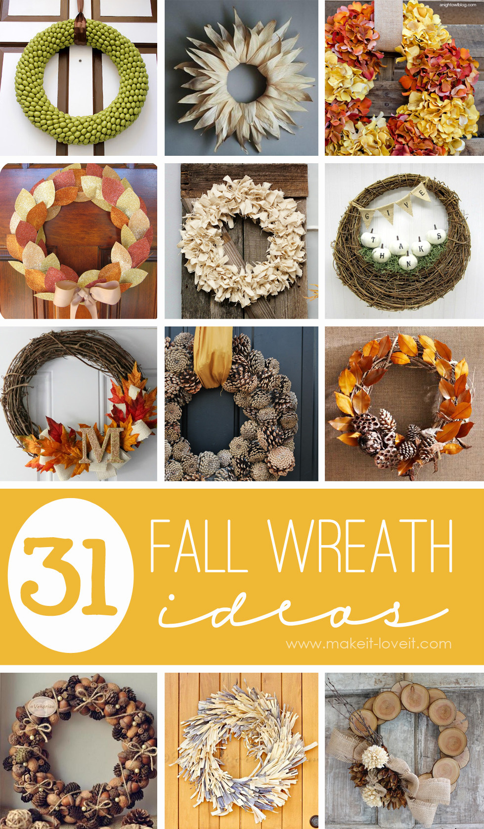 Fall Wreath Ideas Diy
 31 DIY Fall Wreath Ideas