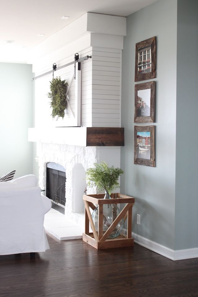 Farmhouse Living Room Paint Colors
 Farmhouse living room sherwin williams silver mist in 2020