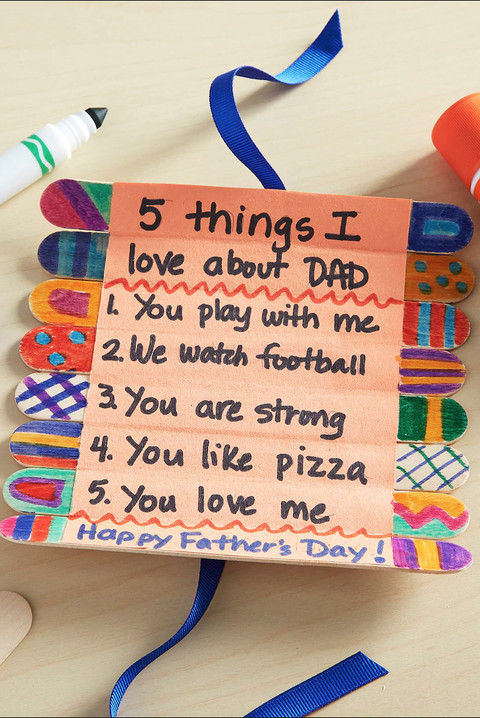 Fathers Day Craft For Toddlers
 17 Easy Father s Day Craft Gifts for Kids DIY Gifts for