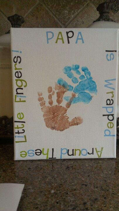 Fathers Day Crafts For Grandpas
 Grandpa birthday from babies