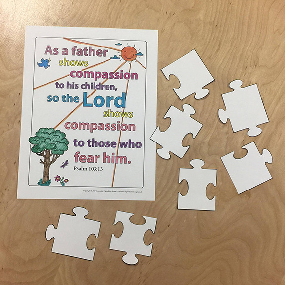 Fathers Day Crafts For Sunday School
 verse puzzle 2 Sunday School Matters