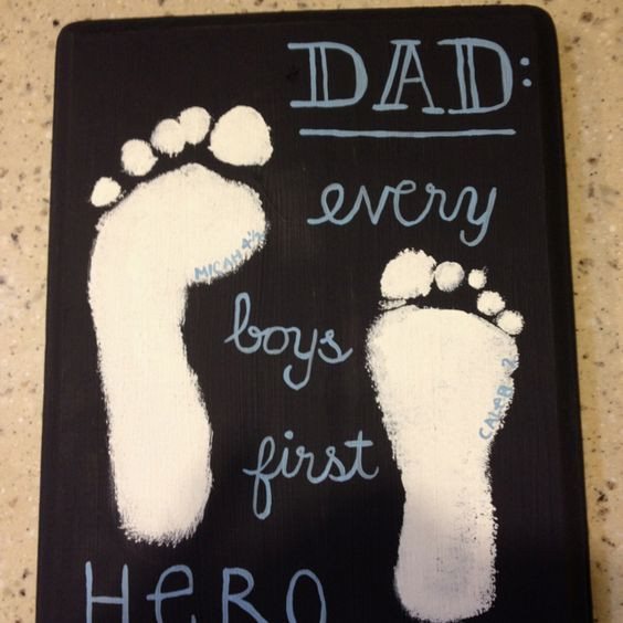 Fathers Day Gift From Son
 First Hero DIY Fathers Day Crafts for Kids