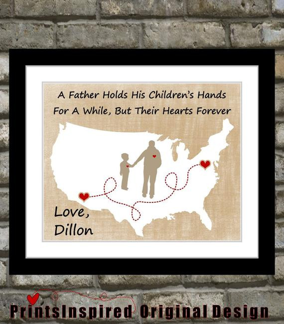 Fathers Day Gift From Son
 Personalized Fathers Day Gift For Dad Birthday by