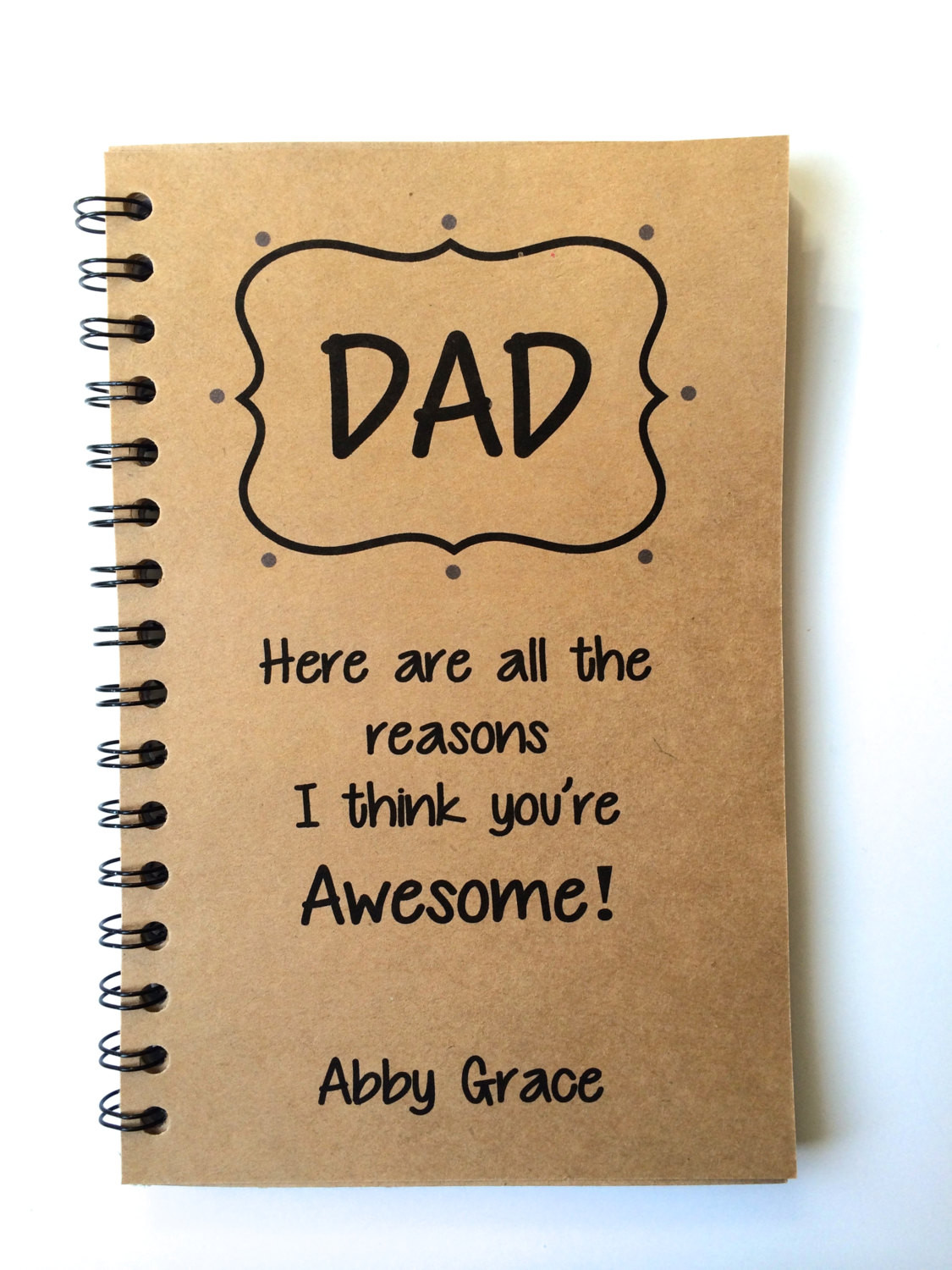 Fathers Day Gift From Sons
 Fathers Day Gift Dad Gift From Daughter From Son Journal