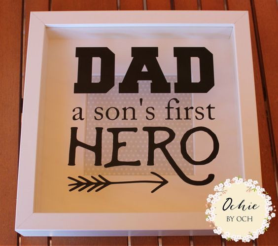 Fathers Day Gift From Sons
 Son s First Hero s and for