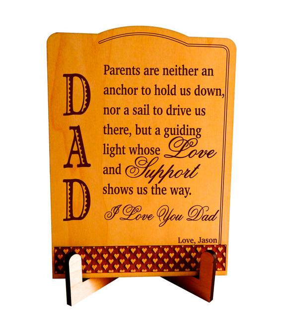 Fathers Day Gift From Sons
 Gift from Son to DadPersonalized Fathers Day GiftCustom