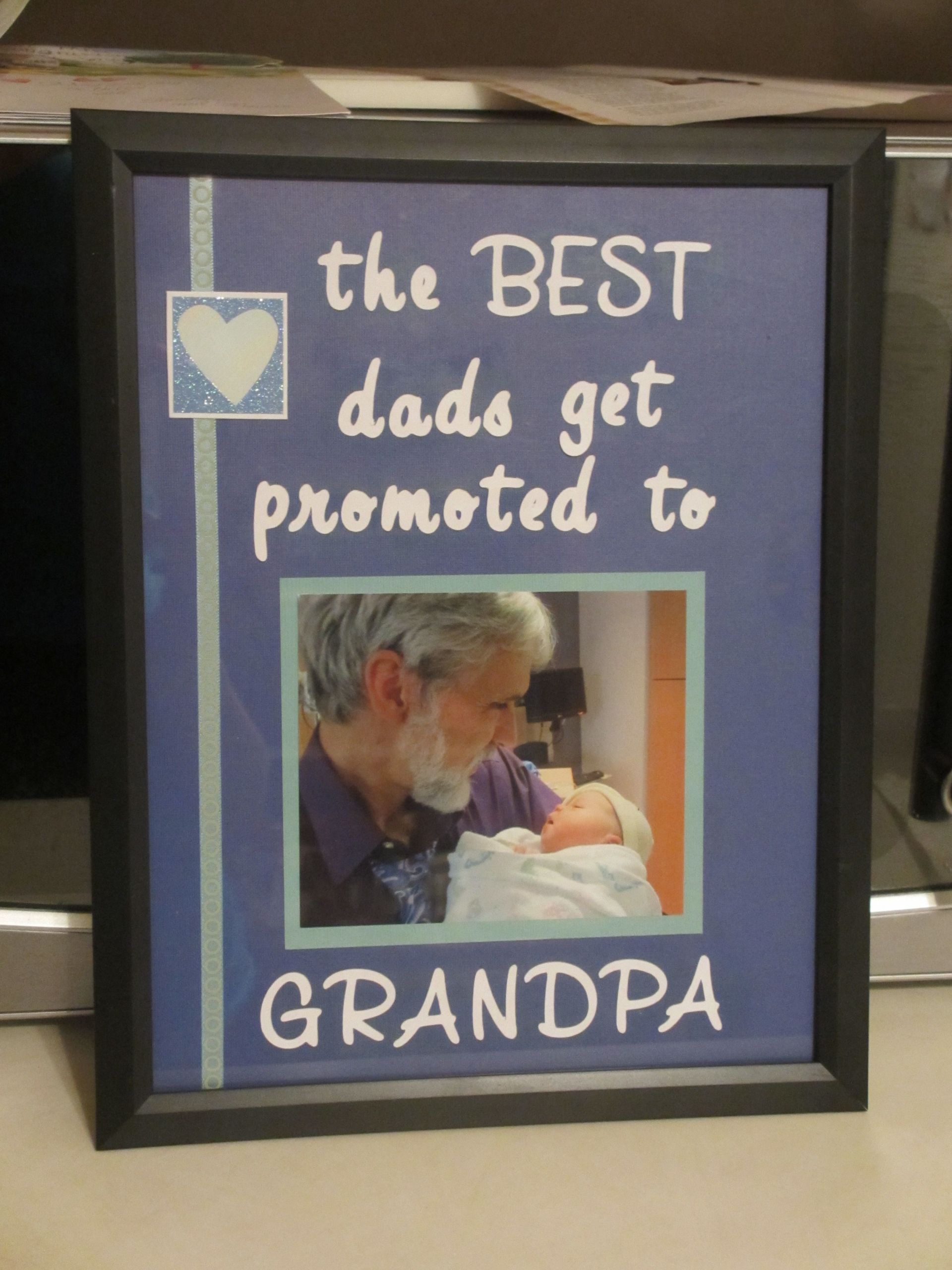 Fathers Day Gift Ideas For Grandad
 first time grandpa t idea DIY dollar store frame used