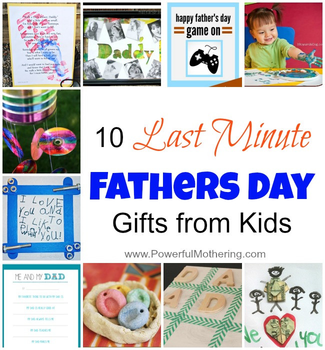 Fathers Day Gifts From Toddler
 10 Last Minute Fathers Day Gifts from Kids