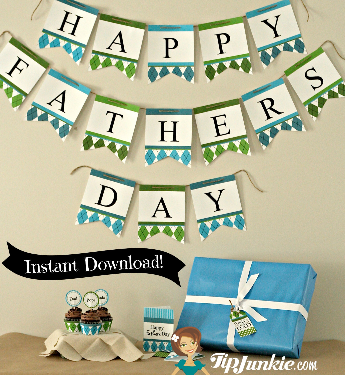 Fathers Day Party Decorations
 7 Father s Day Party Decorations Printable Cards and DIY