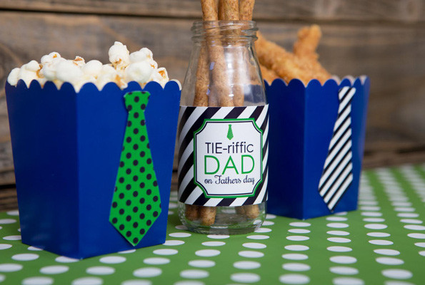 Fathers Day Party Decorations
 Hang Tight You ll Want to See this Tie Themed Father s