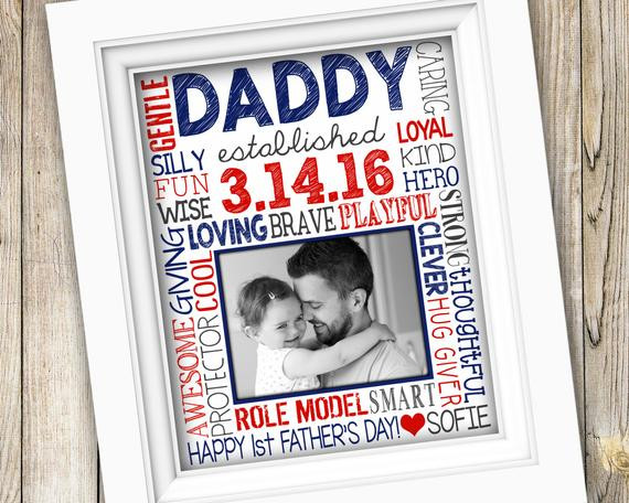 First Fathers Day Gift
 First Father s Day Gift New Dad Gift for Daddy First