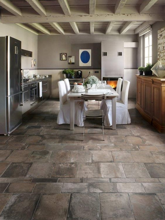 Floor Tiles For Kitchens
 25 Stone Flooring Ideas With Pros And Cons DigsDigs