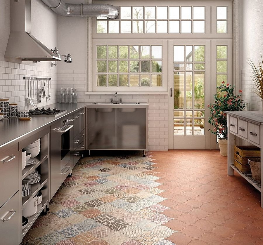 Floor Tiles For Kitchens
 25 Creative Patchwork Tile Ideas Full of Color and Pattern