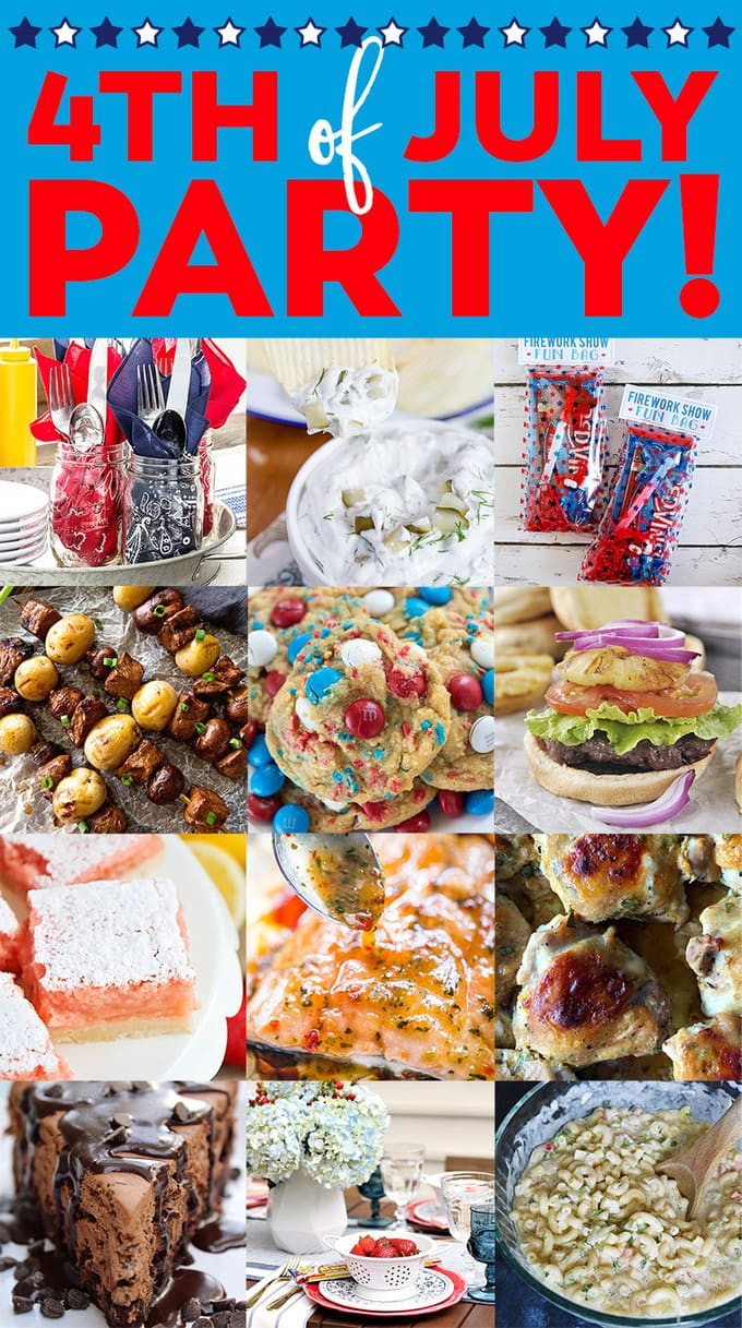 Food For 4th Of July Party
 Fourth of July Patriotic Meal Plan