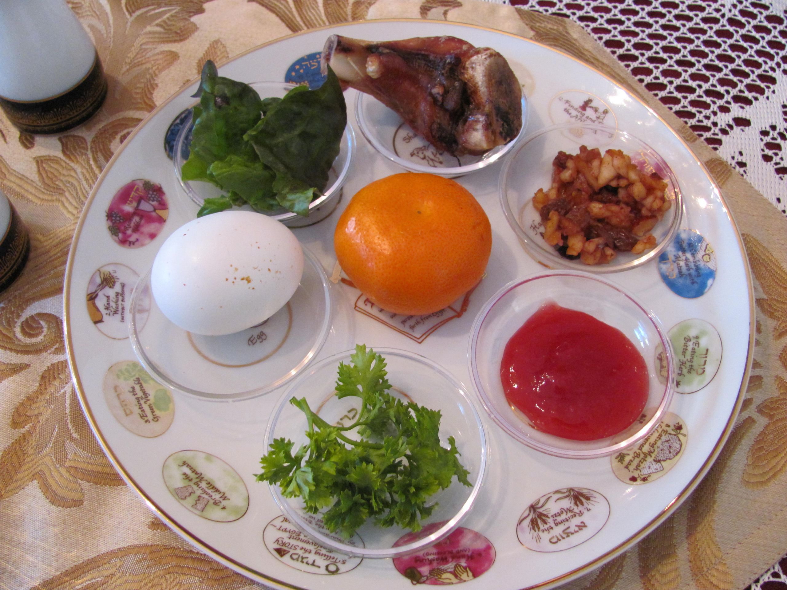 Food For Passover
 Passover Seder Prayers and The Meaning of the Seder Foods
