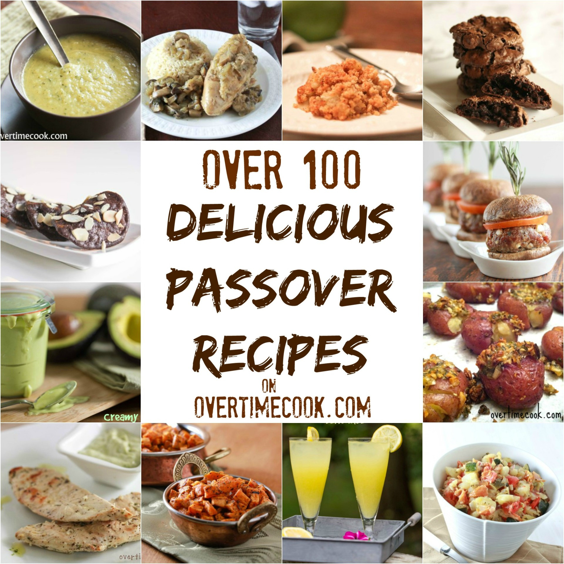 Food For Passover
 Over 100 Delicious Passover Recipes Overtime Cook