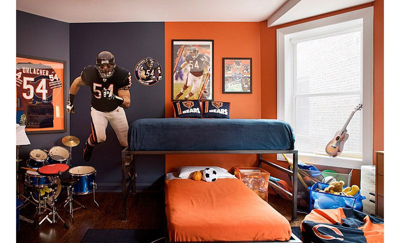 Football Bedroom Decoration
 20 Football Themed Bedrooms for Boys Decor & Furniture