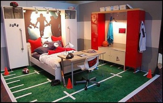 Football Bedroom Decoration
 Decorating Boys Bedroom Ideas — Today s Every Mom