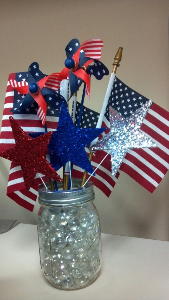 Fourth Of July Decorations Ideas
 53 Cool 4th July Centerpieces In National Colors DigsDigs