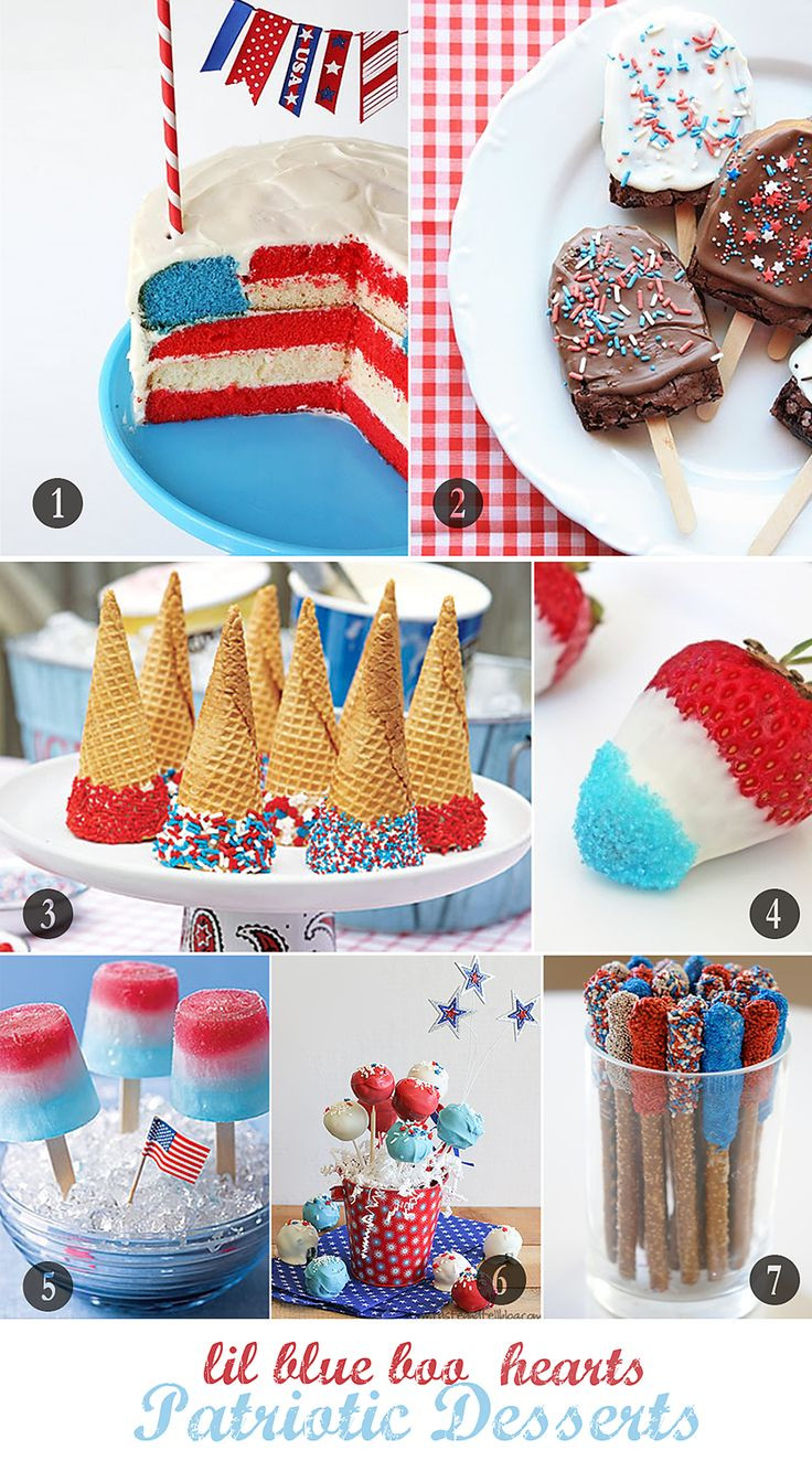 Fourth Of July Food Pinterest
 July 4th Desserts 4th of July