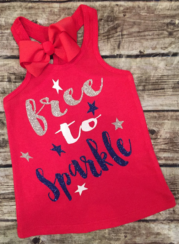 Fourth Of July Shirt Ideas
 Fourth of July Baby Girl Fourth of July Shirt bodysuit for