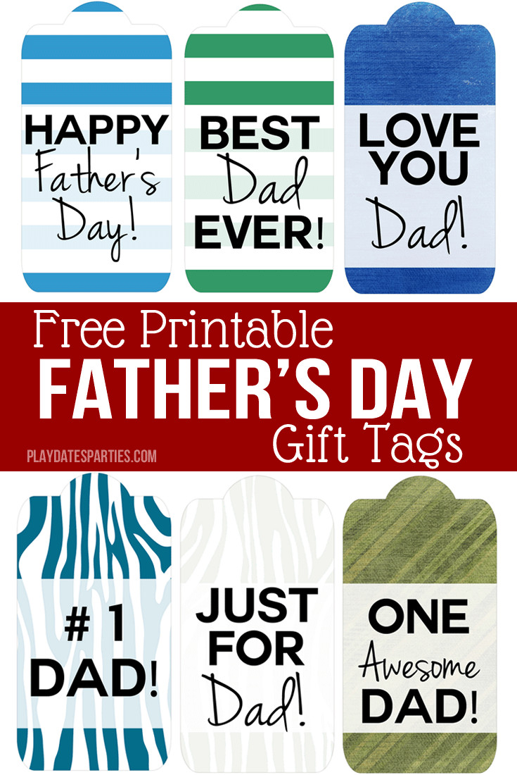 Free Fathers Day Gifts
 6 Free Father s Day Gift Tags for the Man in Your Life