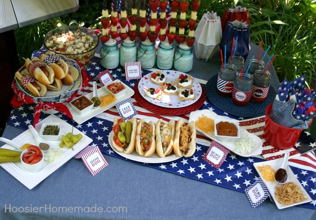 Free Food For Memorial Day
 Memorial Day Cook Out with Printables Hoosier Homemade