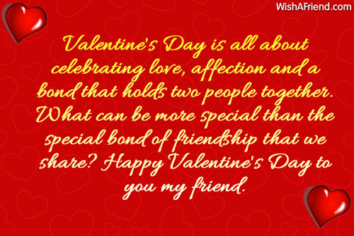 Friend Valentines Day Quotes
 Valentine Messages For Friends Top Ten Quotes