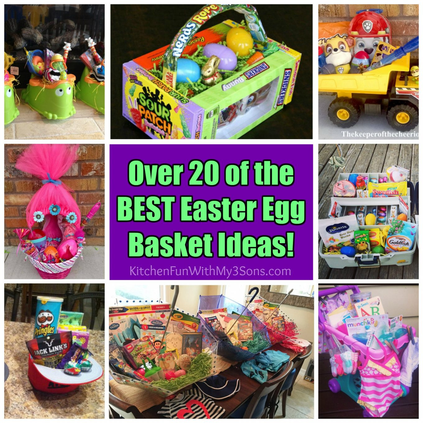 Fun Easter Basket Ideas
 20 of the BEST Easter Basket Ideas Kitchen Fun With My