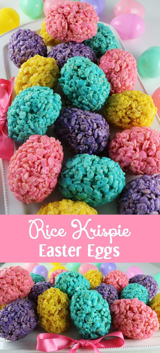 Fun Easter Food Ideas
 Rice Krispie Easter Eggs