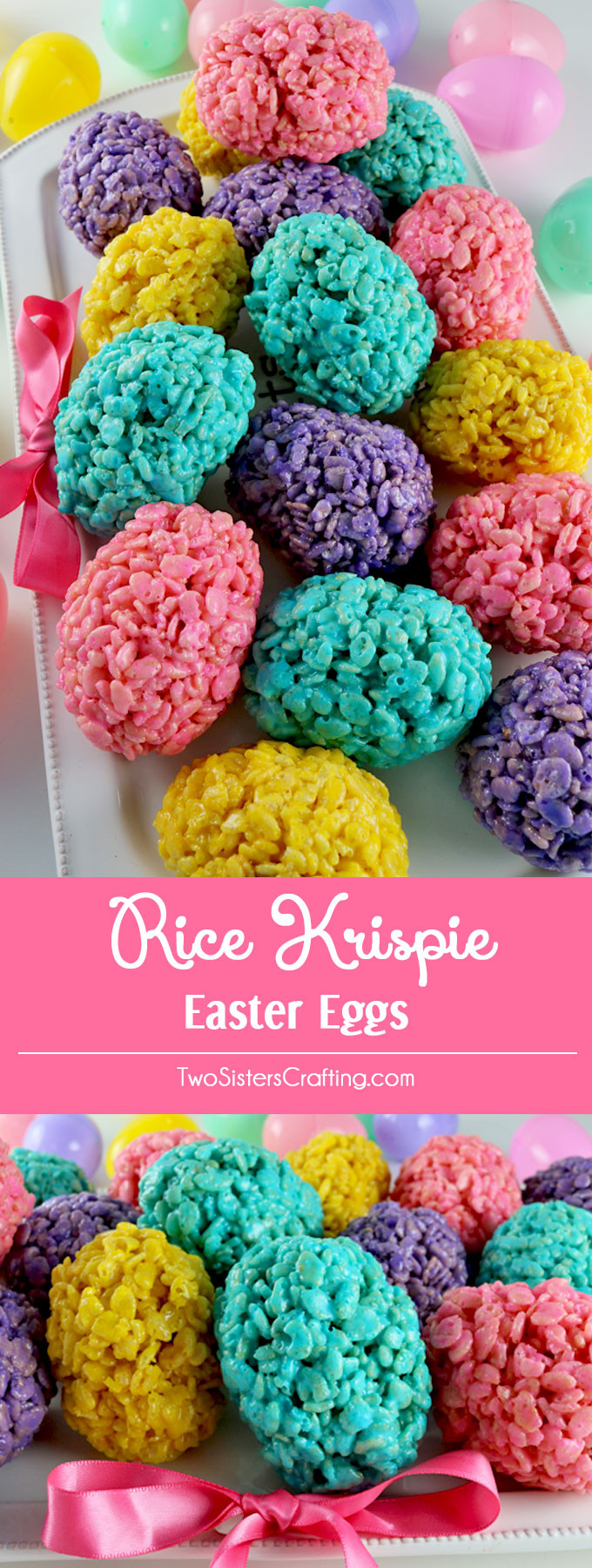 Fun Easter Food Ideas
 Rice Krispie Easter Eggs Two Sisters