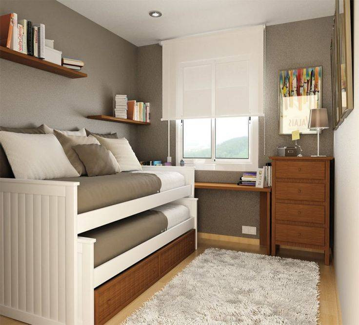 Furniture For Small Bedrooms
 Decorate A Small Bedroom With Two Beds Interior Design
