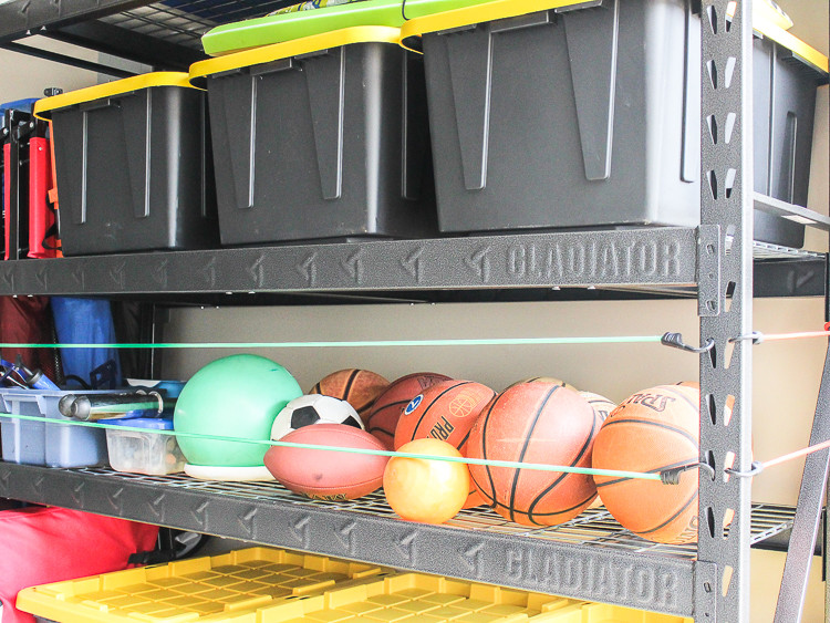 Garage Ball Organizer
 Tips for Organizing A Small Garage Chaotically Creative