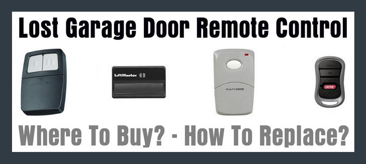 Garage Door Remote Replacement
 Lost Garage Door Remote Control How To Replace