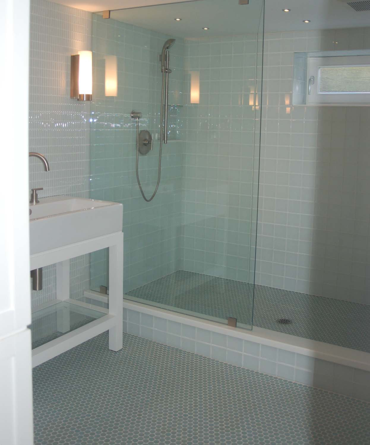 Glass Tile Bathroom
 tile