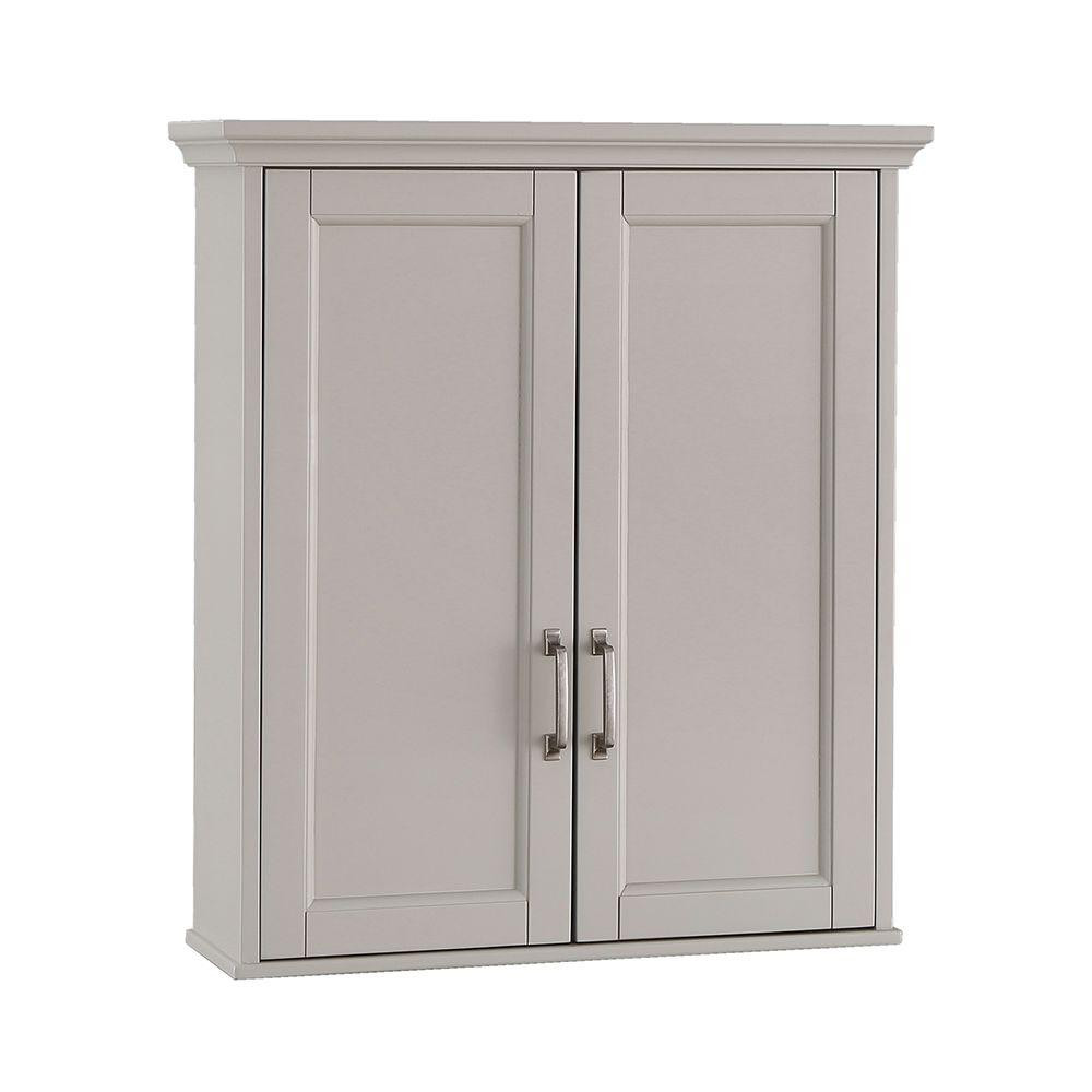 Gray Bathroom Wall Cabinet
 Foremost Ashburn 23 1 2 in W x 28 in H x 7 88 100 in D