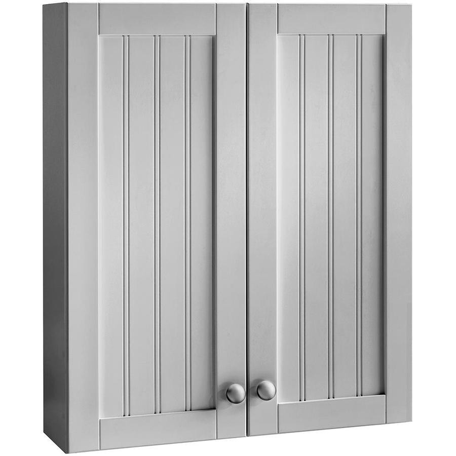 Gray Bathroom Wall Cabinet
 Lowe s Style Selections 23 In Gray Ellenbee Bathroom