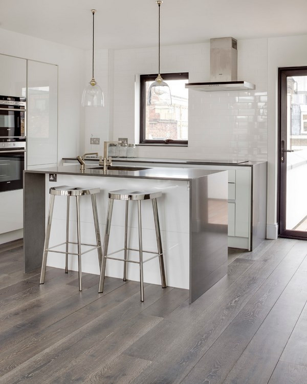 Gray Hardwood Floors In Kitchen
 Grey hardwood floors How to bine gray color in modern