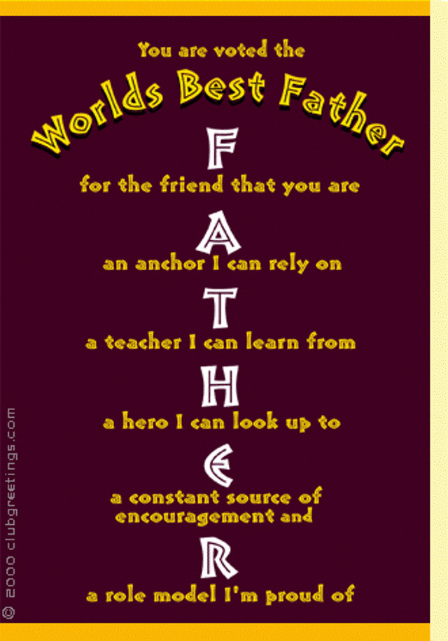 Great Fathers Day Quotes
 Top 10 Best Father’s Day Poems for Dads 2014