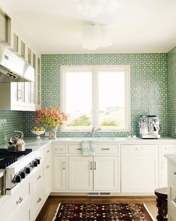 Green Kitchen Tiles
 27 Kitchen Tile Backsplash Ideas We Love in 2019