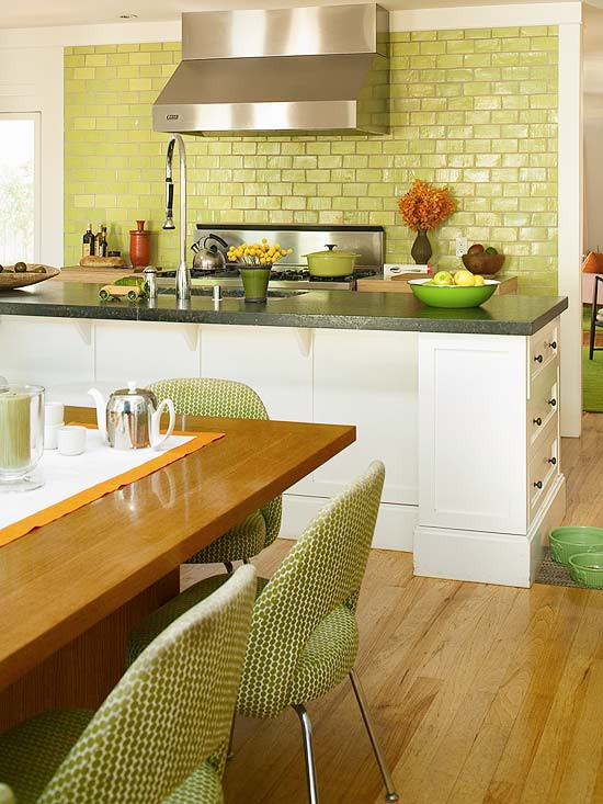 Green Kitchen Tiles
 Modern Furniture Green Kitchen Design New Ideas 2012