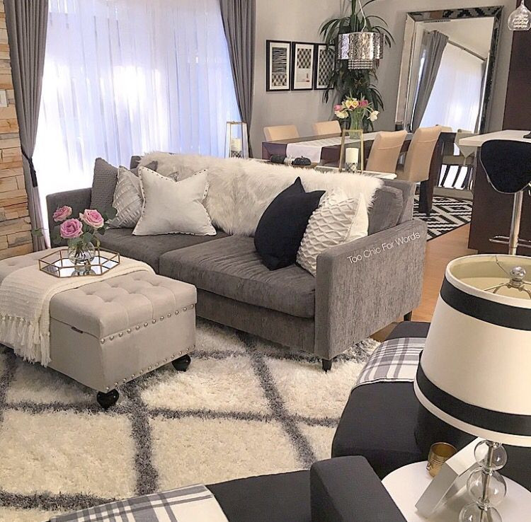 Grey Couch Living Room Decor
 pinterest ↠ unplannedmix