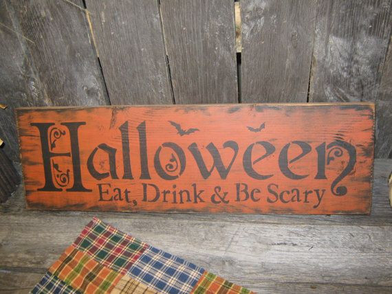 Halloween Sign Ideas
 Best 25 Wooden halloween signs ideas on Pinterest