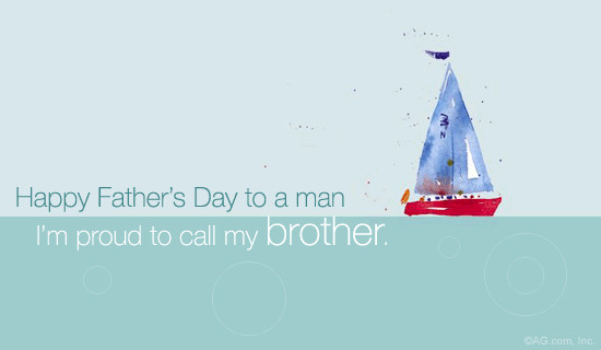 Happy Fathers Day Brother Quotes
 Free My Family eCards