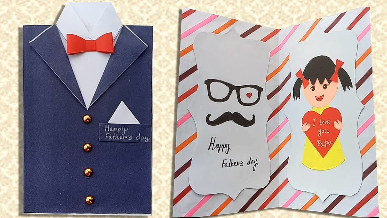 Happy Fathers Day Ideas
 DIY Father s day Greeting card ideas Handmade Father s