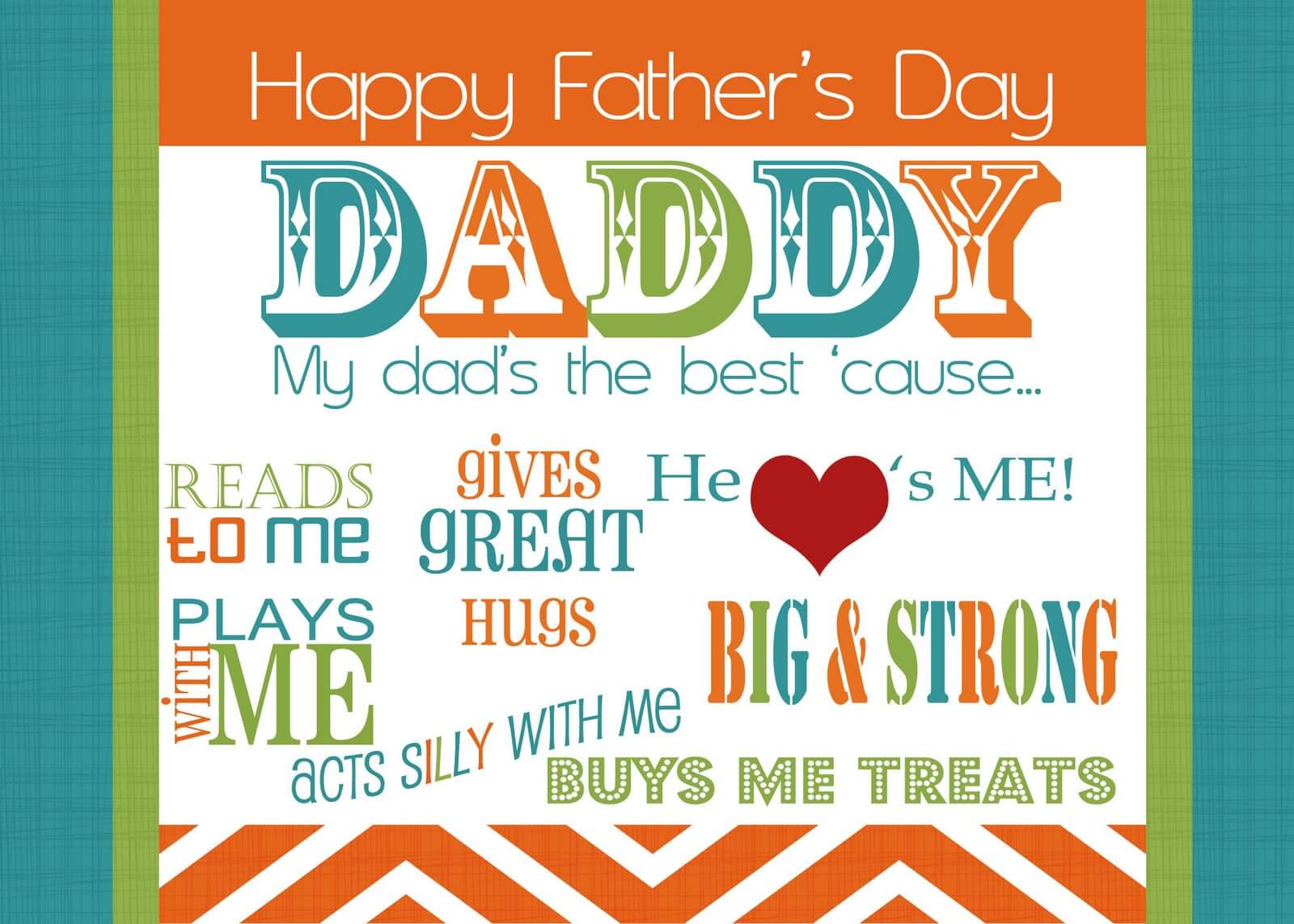 Happy Fathers Day Ideas
 Fathers Day Cards Printable – Happy Father’s Day Greetings