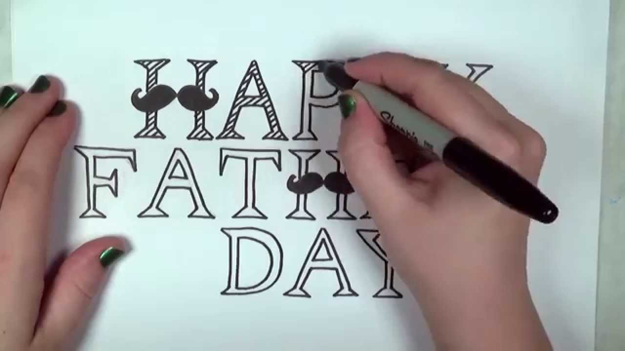 Happy Fathers Day Ideas
 Happy Father s Day Card Drawing Lesson
