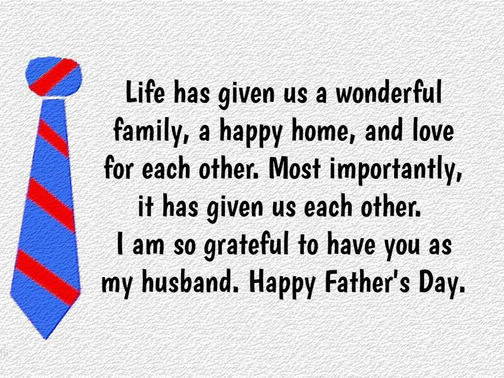 Happy Fathers Day Quotes From Wife
 Father’s Day Quotes From Wife